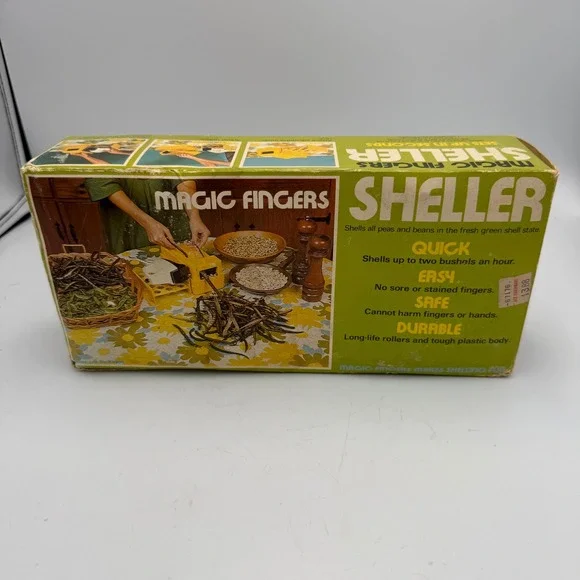 Vintage Magic Fingers Sheller MFS711 Pea and Bean Sheller with Box and Adapter - Picture 1 of 6